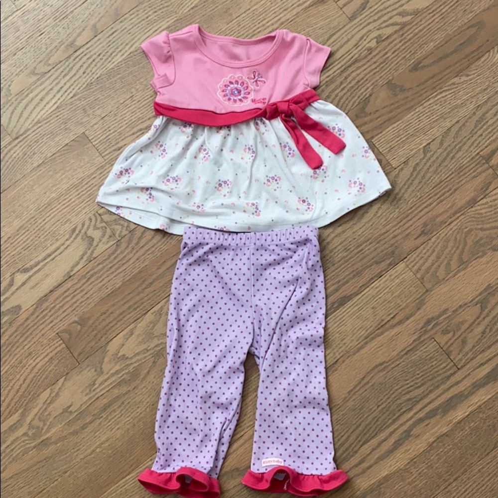 American girl Bitty Baby pajamas. Size small (3).